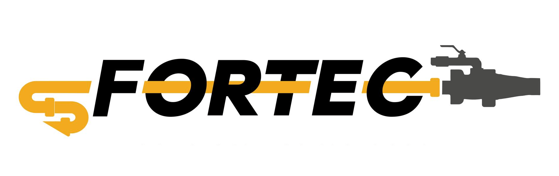 Logotipo Fortec Lanzado de Concreto