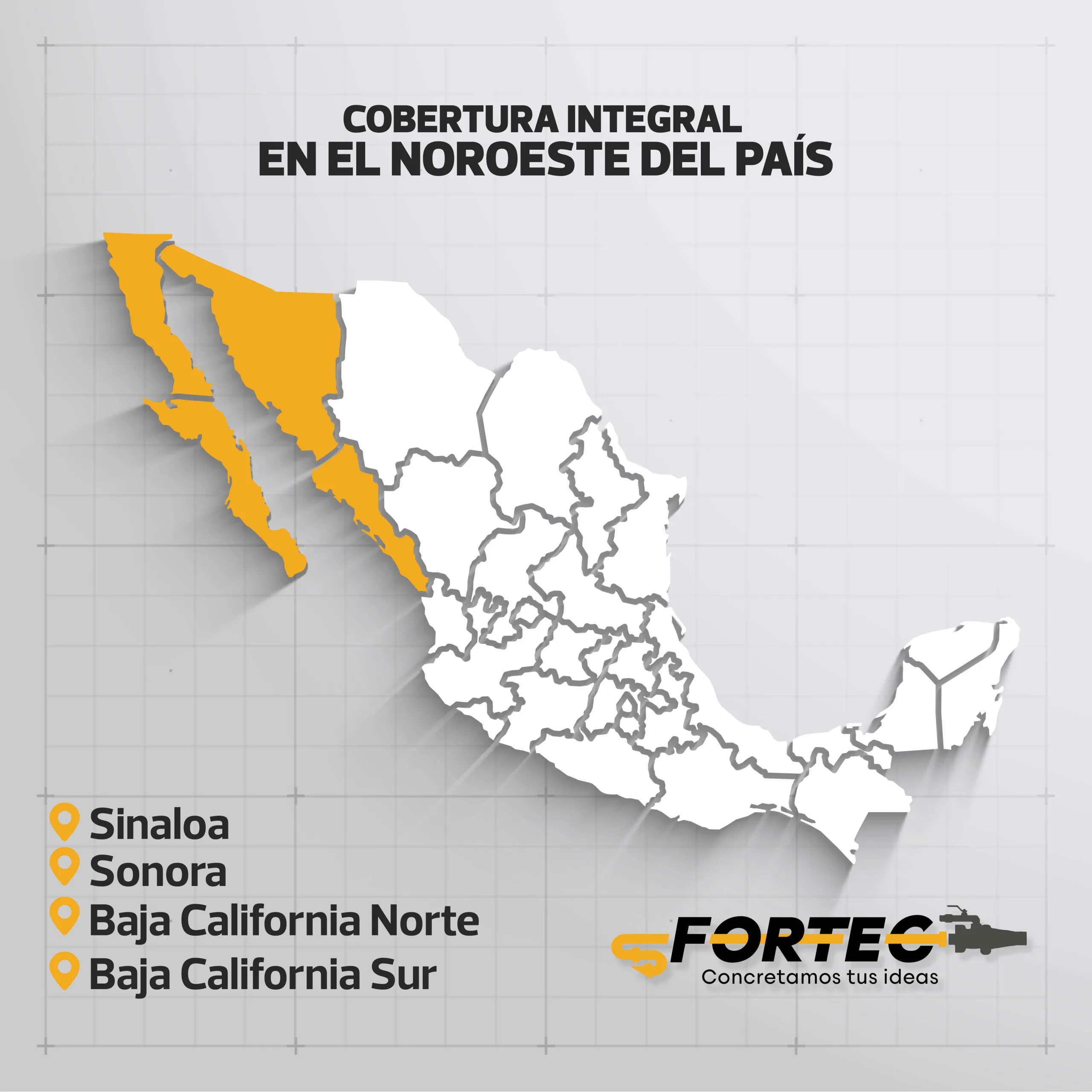 Mapa cobertura Fortec